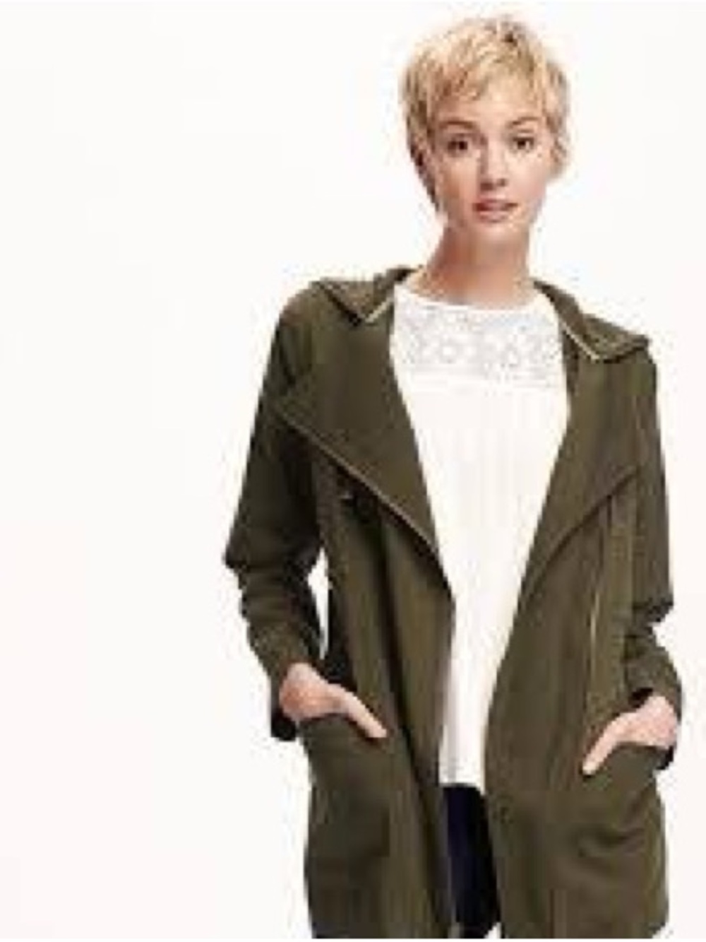 Old Navy Utility Anorak for Women - Pine Needles - XL